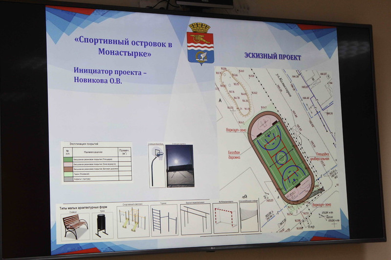 В администрации Каменска представили три проекта благоустройства