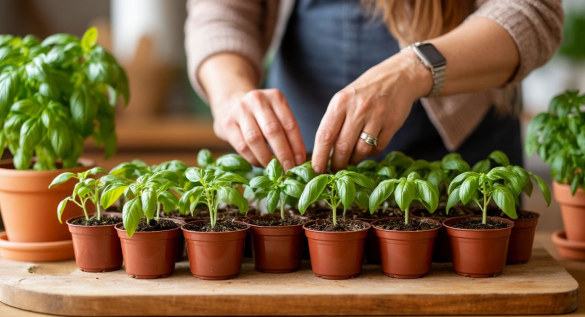 Пикировка по-новому: заглубляю рассаду до первых листьев — и перцы превращаются в богатырей