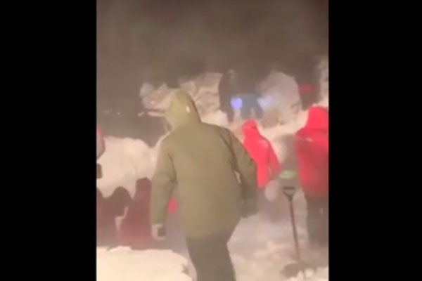 В Норильске сошла лавина