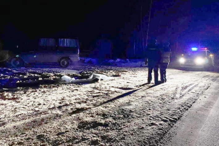 На Урале муж поссорился с женой и высадил ее на трассе. Женщину тут же насмерть сбила машина