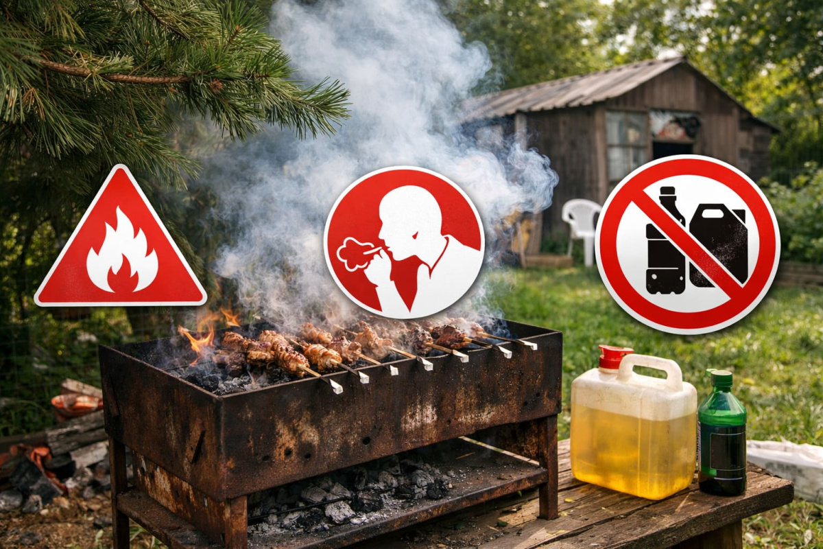 3 ошибки с мангалом на даче — штраф до 50 тысяч рублей