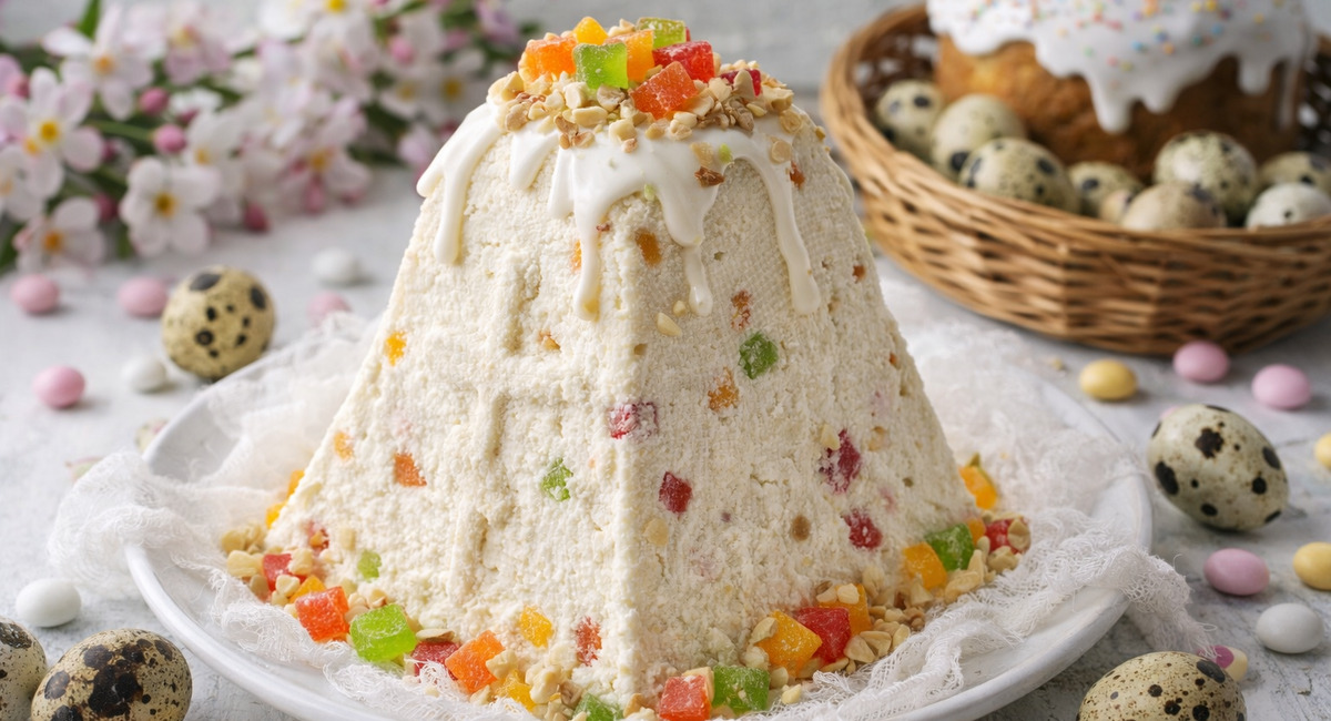 Пасха из творога без варки за 5 минут: тает во рту, а готовится проще обычного сырника
