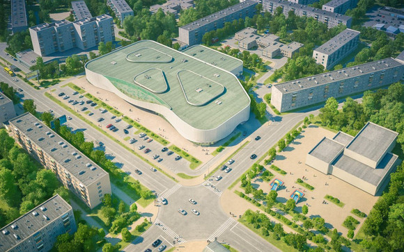 Новый ТЦ рядом с остановкой «Щербакова» построят в Каменске почти через год. Внутри откроют гипермаркет, бутики и кинотеатр. ФОТО, ВИДЕО