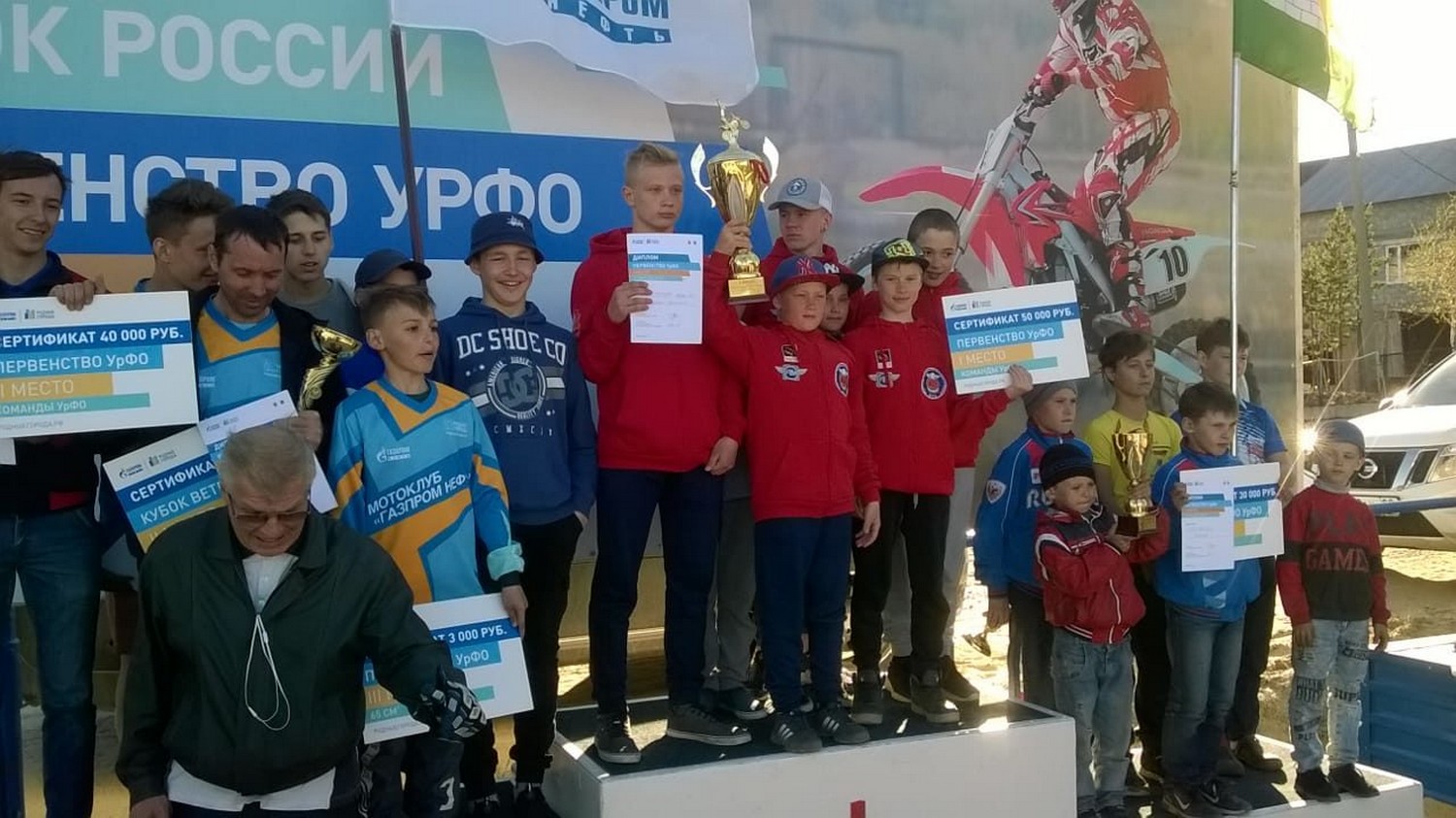 На этапе Первенства УрФО мотокроссеры из Каменска — первые. В различных классах спортсмены становились на разные ступени пьедестала