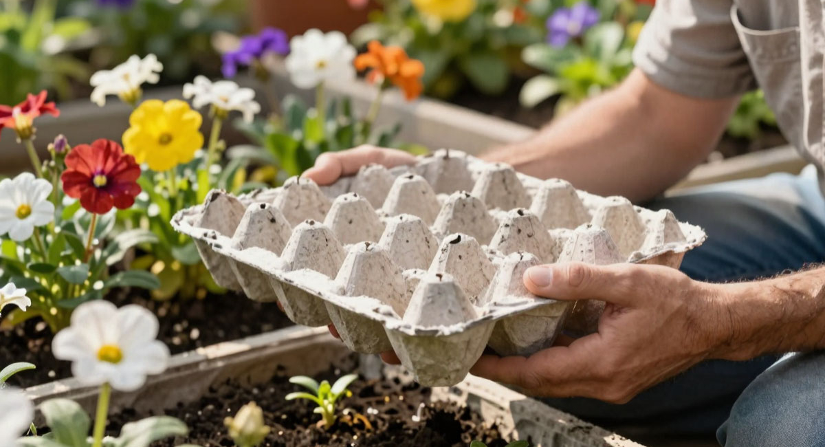 Яичные лотки больше не выбрасываю — коплю как золото: вот 7 способов использовать на даче