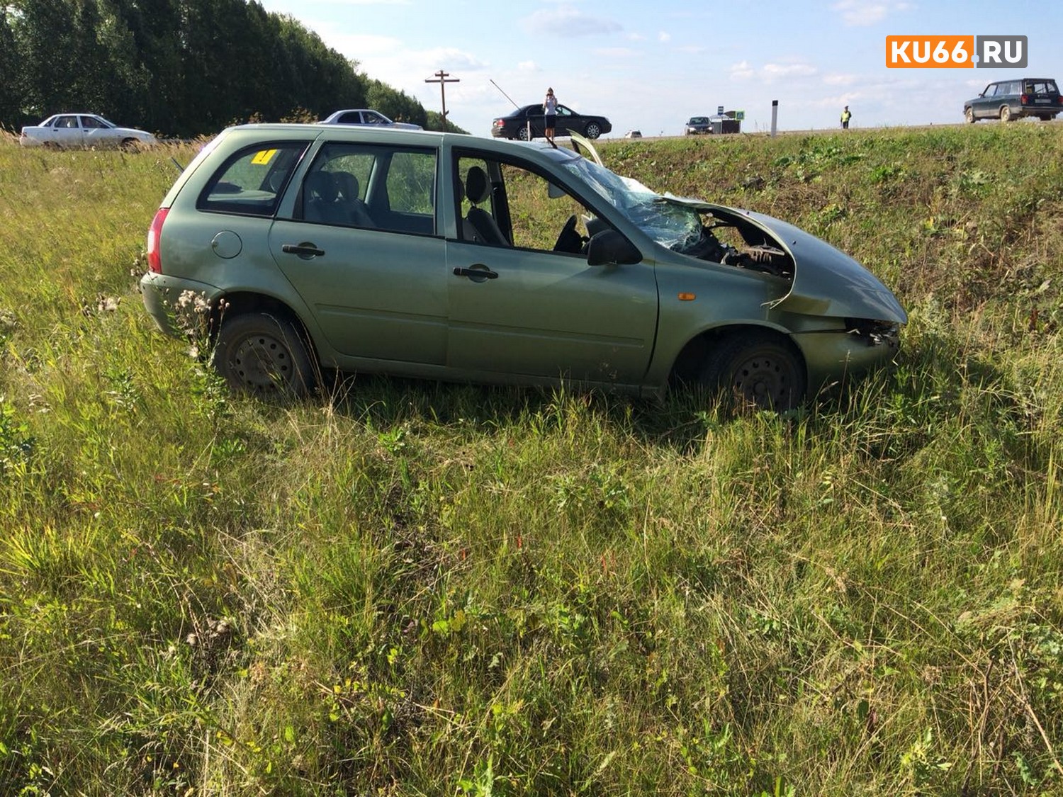 «Ехала по дороге на Монастырское кладбище»: в ГИБДД подтвердили вину женщины за рулем «Калины» в ДТП с автобусом под Каменском-Уральским