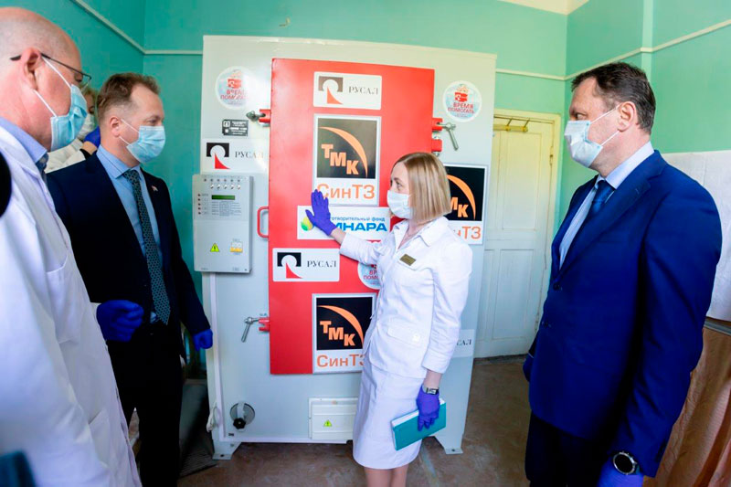 Дезинфекционная камера Городской больнице Каменска-Уральского от промышленников