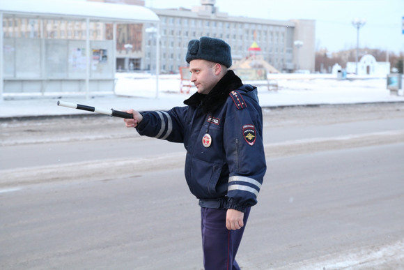 Накануне в центре Каменска-Уральского дежурил необычный экипаж ДПС