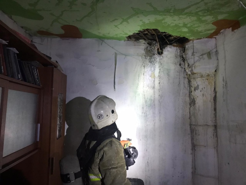 Ночью в селе под Каменском-Уральским сгорел частный жилой дом