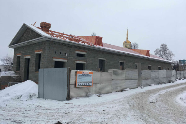 Реконструкция здания краеведческого музея — в разгаре. Говорят, до конца июня 2021 года все работы должны быть полностью закончены