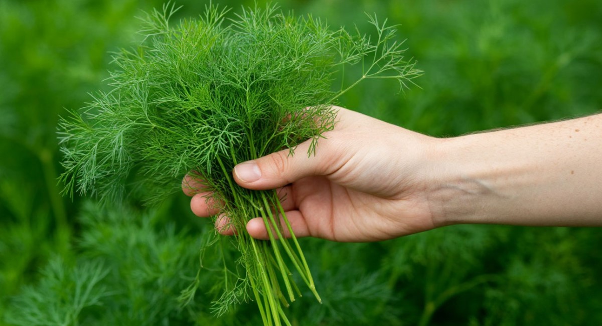 Всего 1 ложка на грядку — укроп вырастет пышным и сочным: на 2 недели раньше срока