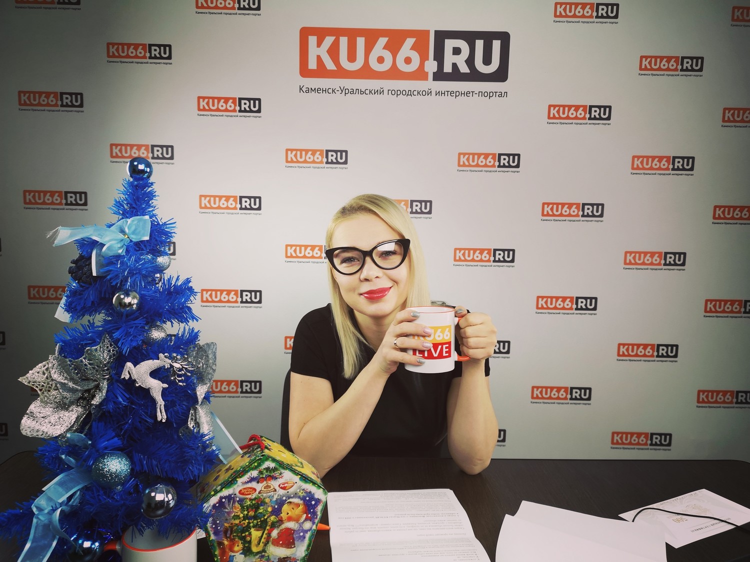 Рождественский прямой эфир в студии «KU66 Live». Дарим классные подарки!