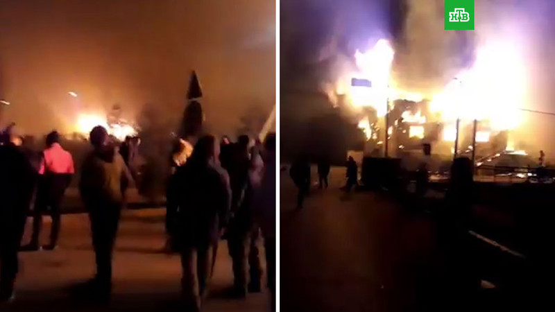 Беспорядки и погромы на границе Казахстана и Киргизии: есть погибшие