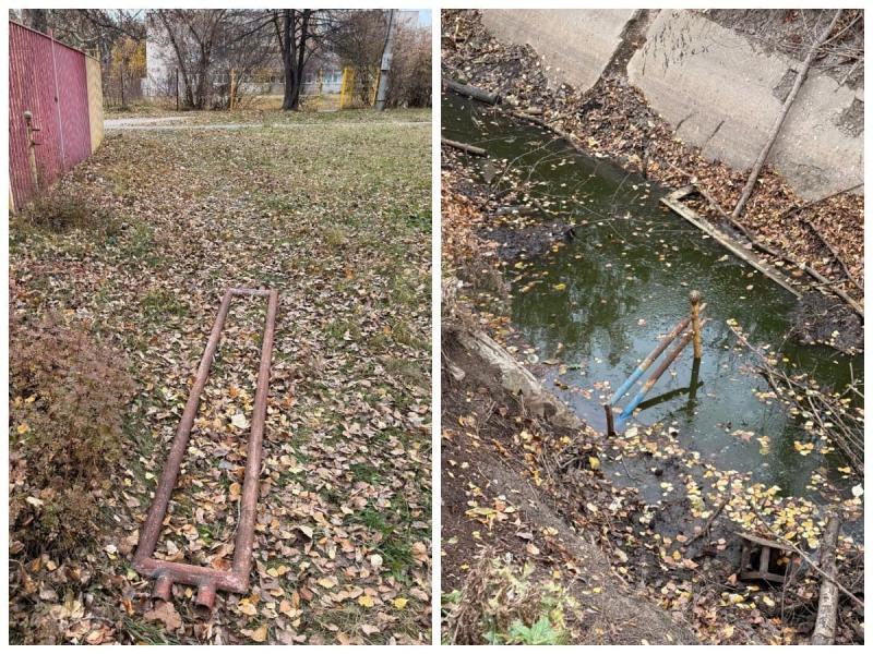 Люди могут провалиться! В Каменске-Уральском вандалы снова сломали ограждение дренажной канавы | В Каменске-Уральском вандалы снова сломали ограждение дренажной канавы