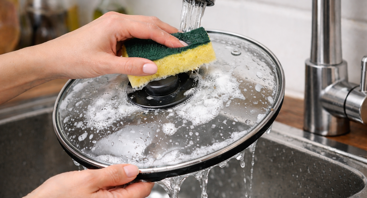 6 ложек в воду - и кипятим: стеклянные крышки от кастрюль станут как новые – сверкают, как хрусталь