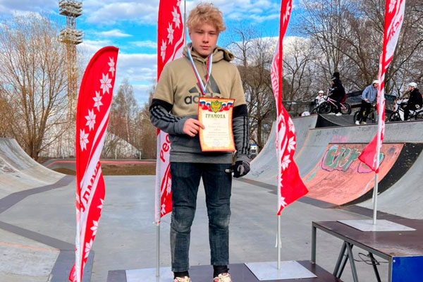 Каменский спортсмен завоевал серебро на всероссийских соревнованиях по BMX