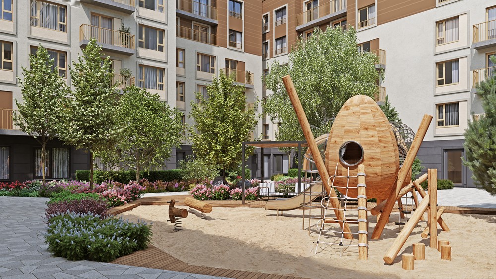 Детская площадка Брусники Екатеринбург