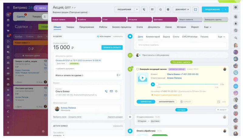 Битрикс24 трансформирует управление продажами